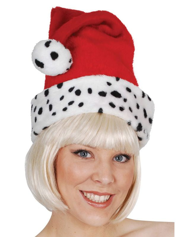 Santa Hat Dalmation Trim